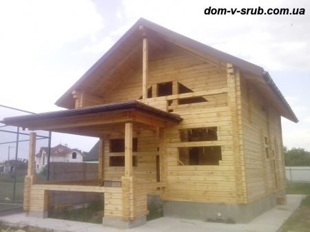 Срубы в процессе строительства_115
