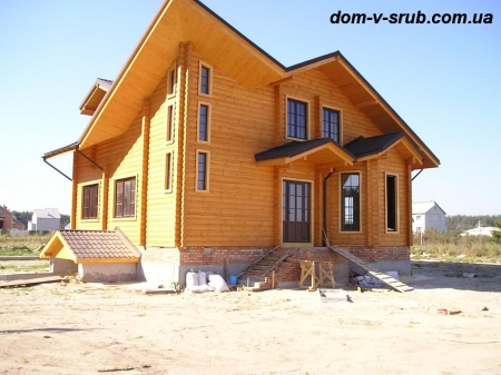 Срубы в процессе строительства_118