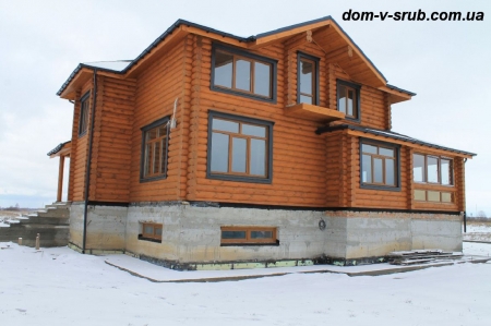 Срубы в процессе строительства_126