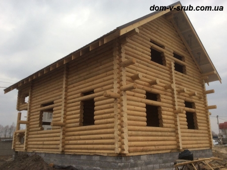 Срубы в процессе строительства_28