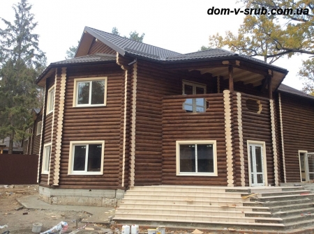 Срубы в процессе строительства_70