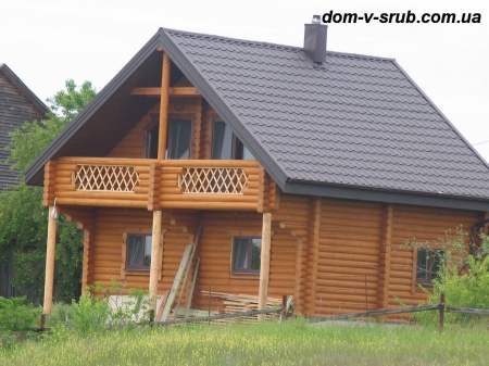 Срубы в процессе строительства_97