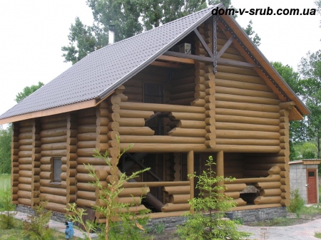 Срубы в процессе строительства_98